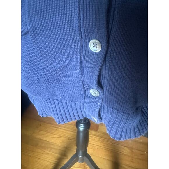 Vintage Ralph Lauren Sport Big Logo Boyfriend Fit Cardigan Size S - Picture 5 of 10